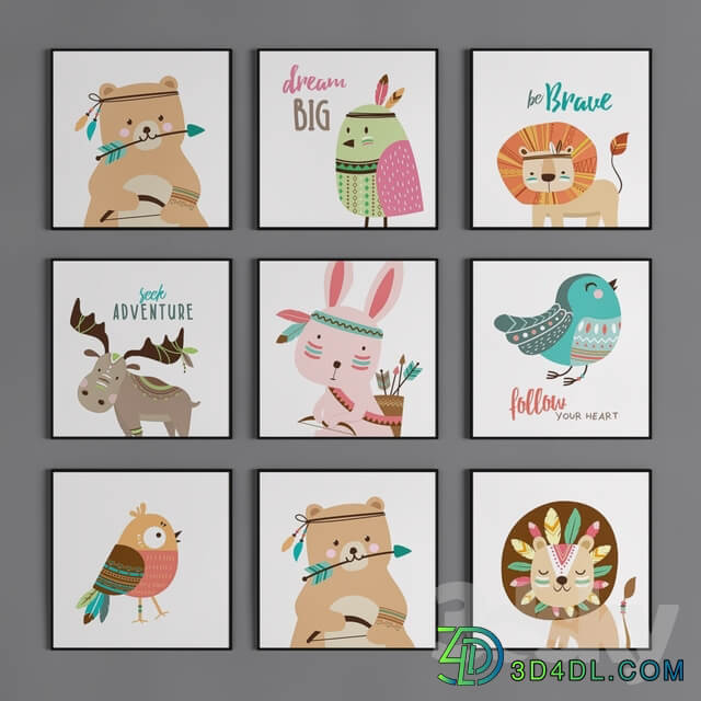 Miscellaneous Kids Canvas Art Prints 12