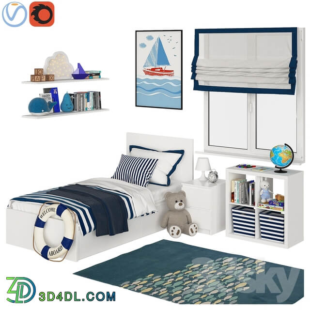 Universal children room Blue