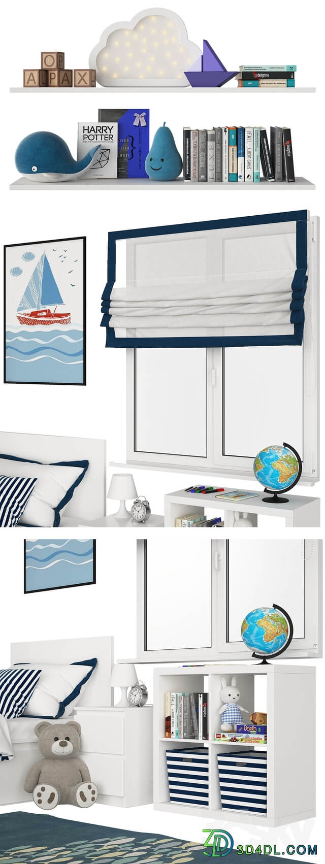 Universal children room Blue