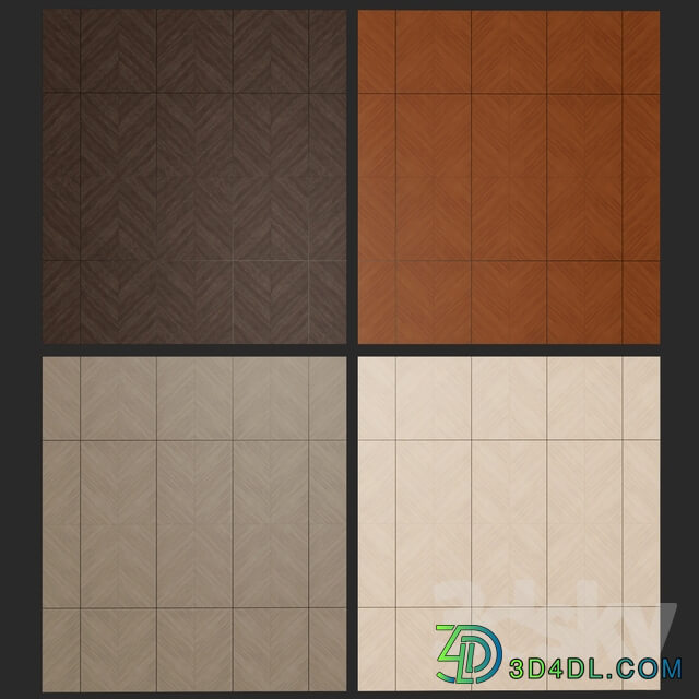 Acoustic decorative panels 4 kinds set 108