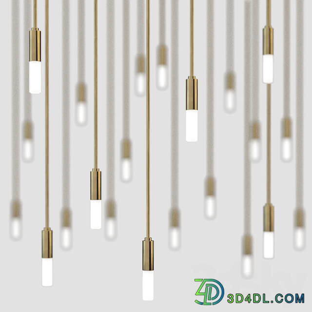 Amuneal Drop Light American Street Showroom Pendant light 3D Models