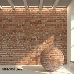 Stone Brick wall. Old brick. 46 