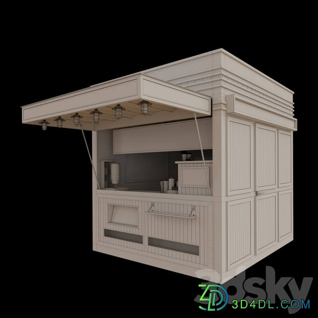 Snack Place Döner 3D Models