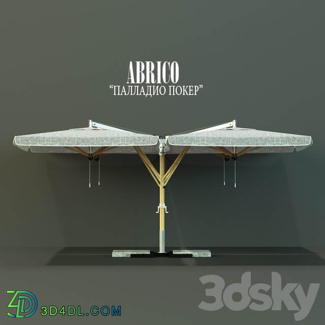 Umbrella Abrico quot Palladio Poker. quot Cantilever umbrella. Other 3D Models