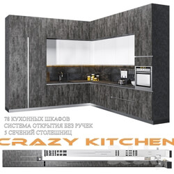 Kitchen A set of modern kitchen facades Giulia Novars Crazy Kitchen V.4 