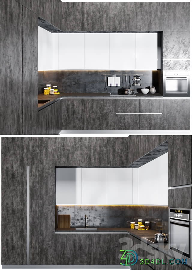 Kitchen A set of modern kitchen facades Giulia Novars Crazy Kitchen V.4