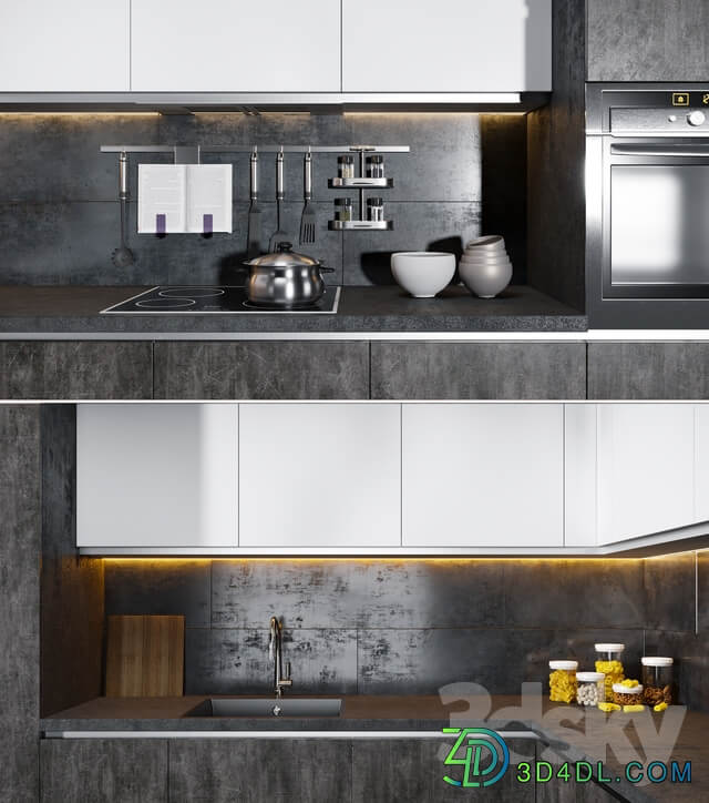 Kitchen A set of modern kitchen facades Giulia Novars Crazy Kitchen V.4