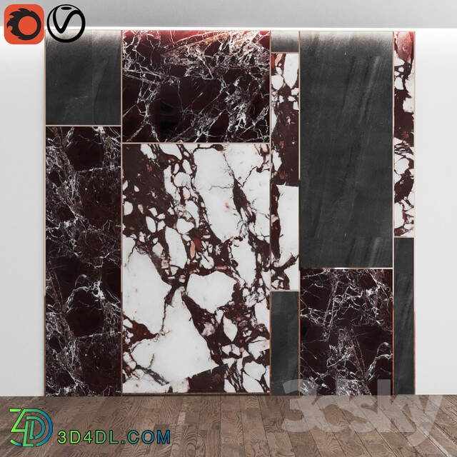 3D panel marble panel 1