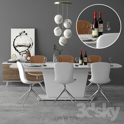 Table Chair Table Milano Boconcept 