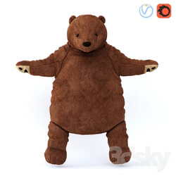 Soft toy brown bear DUNGEL 