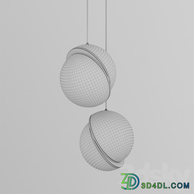 Pendant lamp Liegi Romatti Pendant light 3D Models