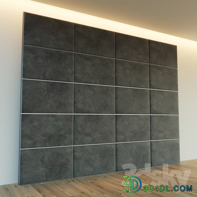 Decorative wall. Soft panel. 6