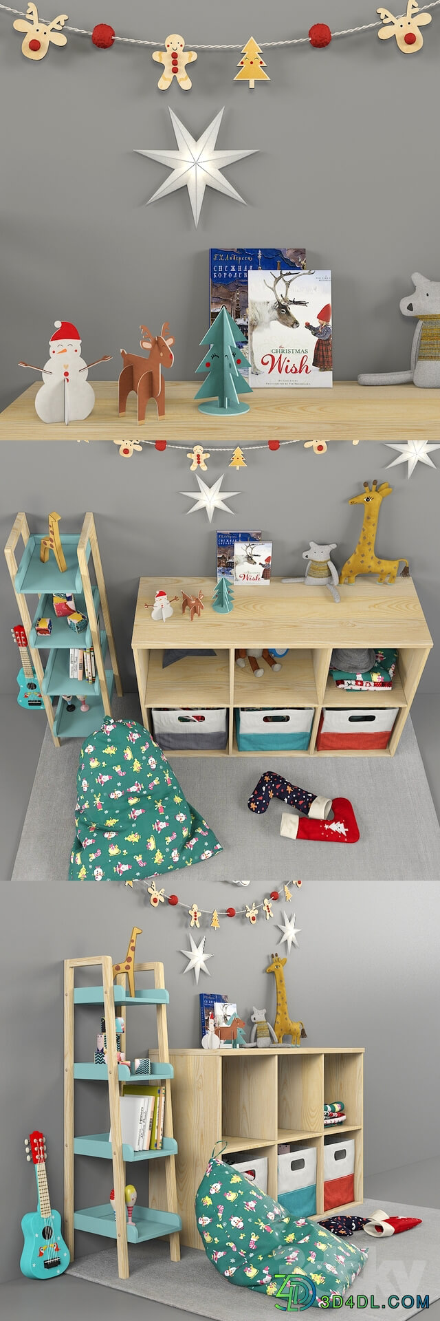 Miscellaneous Christmas decor for nursery 01