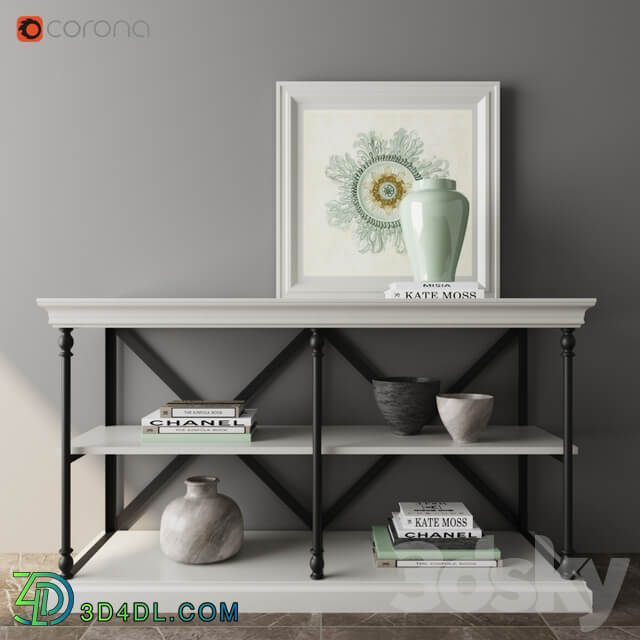 Parisian Cornice Console Console 3D Models