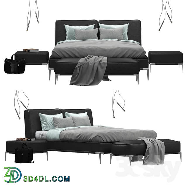 Bed Elica Roche Bobois bed set 2