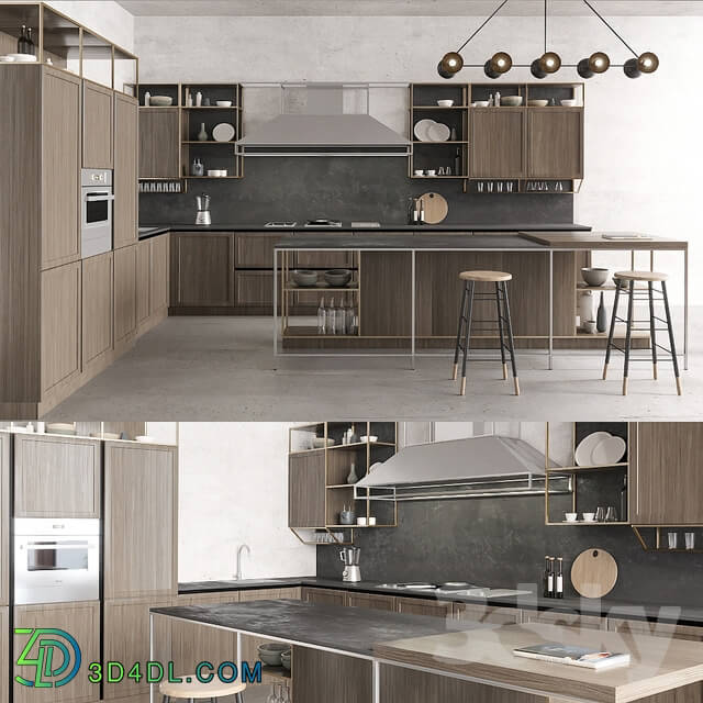 Kitchen Snaidero Frame olmo tuscan kitchen