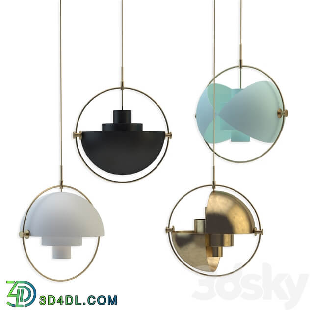 Gubi Multi Lite Pendant Pendant light 3D Models