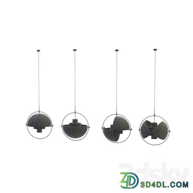 Gubi Multi Lite Pendant Pendant light 3D Models