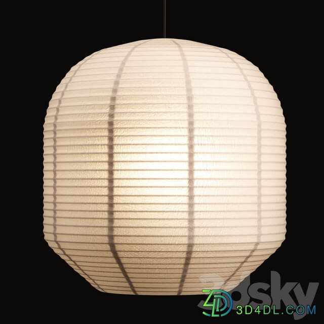 Paper lanterns Hotaru Buoy Pendant light 3D Models