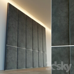 Decorative wall. Soft panel. 21 