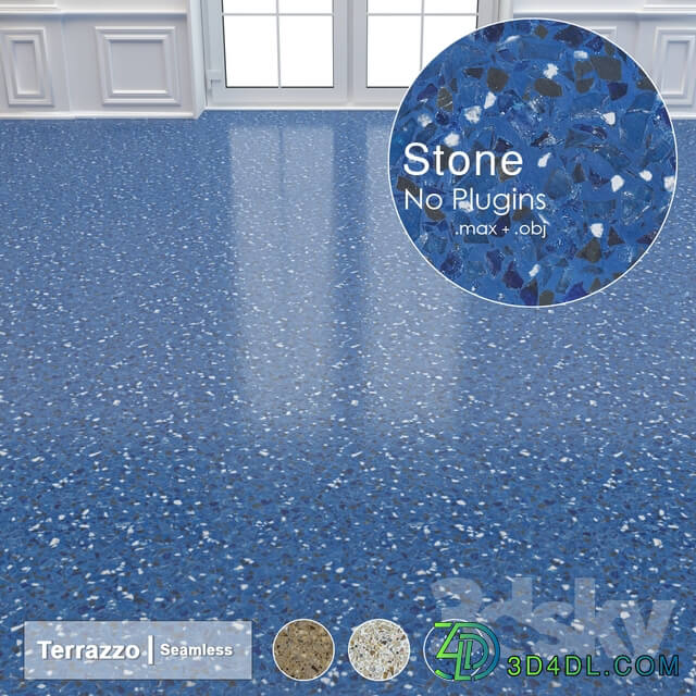 Seamless Terrazzo Stone 002