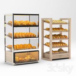 Bread racks with filling 