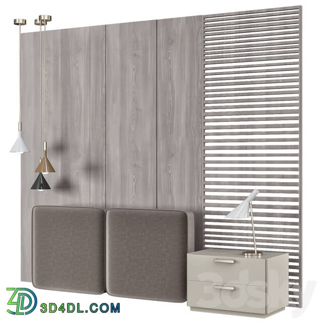 Wall Headboard Collection 009 Other 3D Models