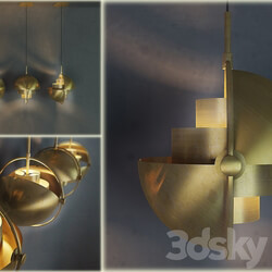 Multi lite by Louis Weisdorf Lyfa Denmark Pendant light 3D Models 