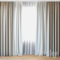 Curtains 46 Curtains with tulle 