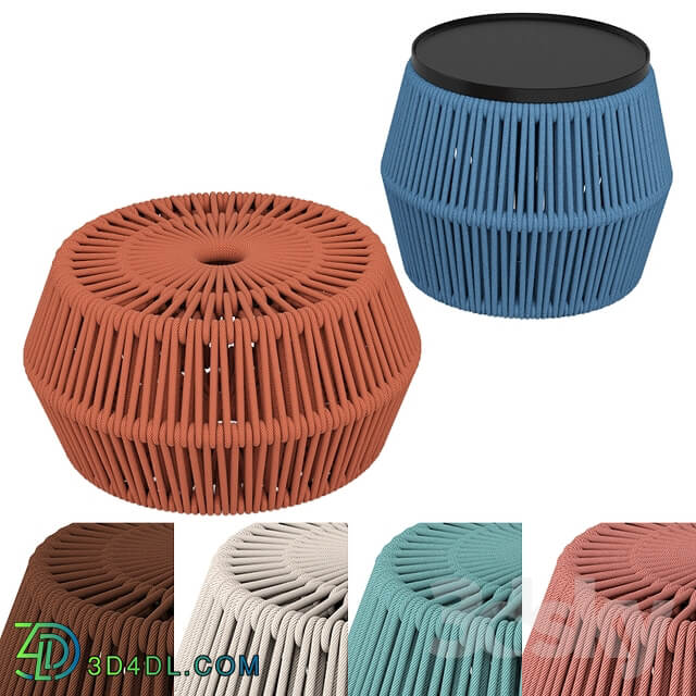 Other soft seating kettal pouf zigzag