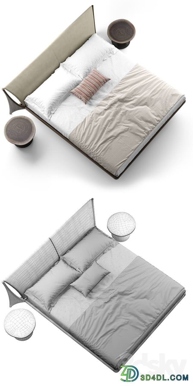 Bed Cattelan Italia Nelson Bed