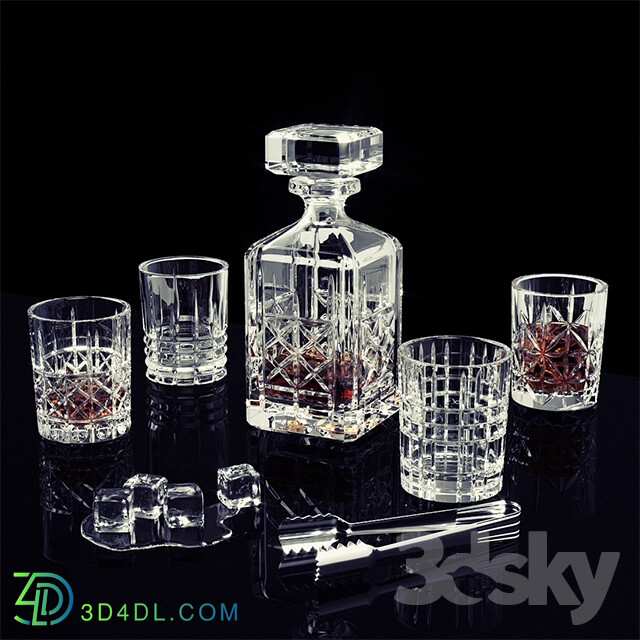 Nachtmann Highland whiskey set