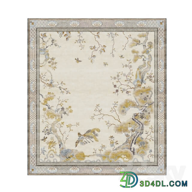 Tapis Rouge Chinoiserie