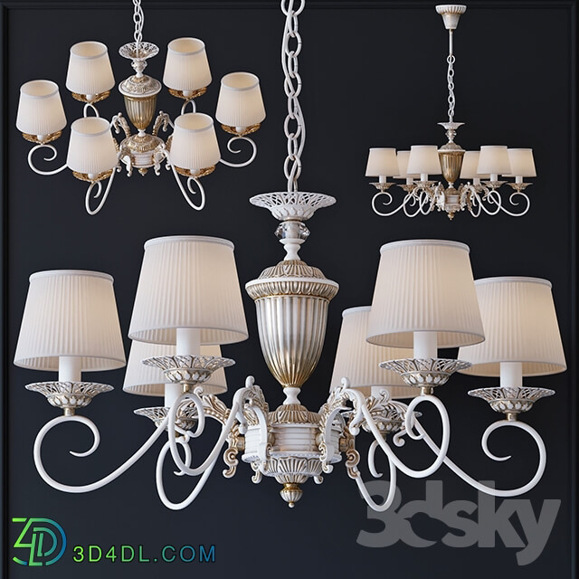 Suspended chandelier MW Light Ariadne 450014106