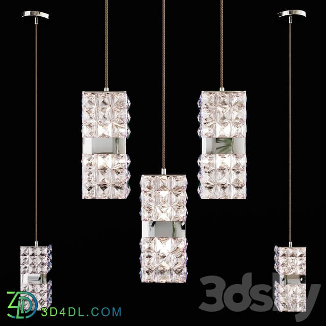 Delight Collection BRCH102D Pendant light 3D Models