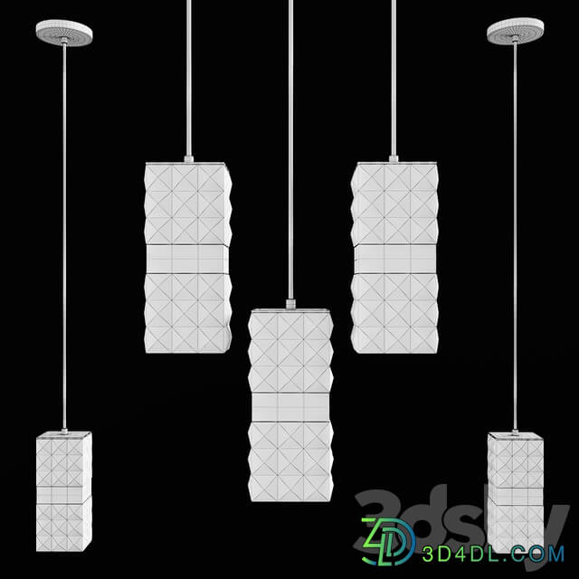 Delight Collection BRCH102D Pendant light 3D Models