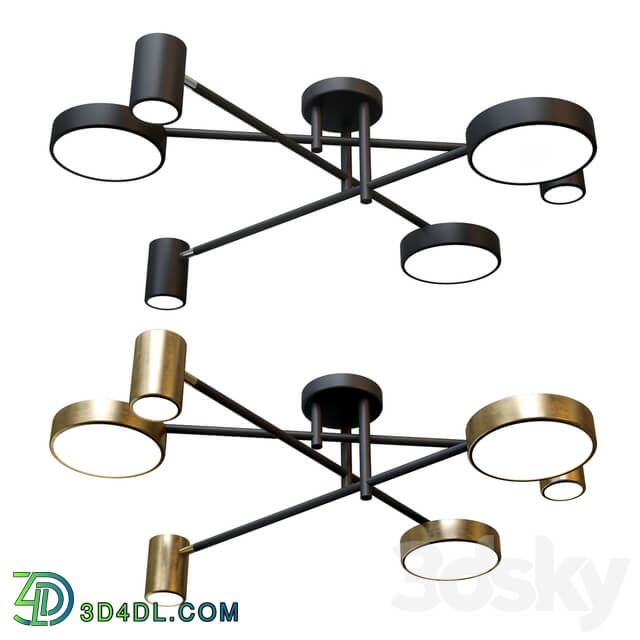 Lampatron TECHNUM LED SHORT01 Ceiling lamp 3D Models