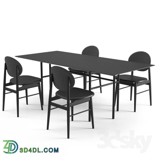 Table Chair Outline Chair Snaregade Tables Rectangular