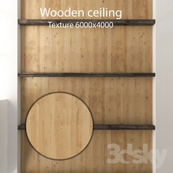 Wooden ceiling with beams 18 