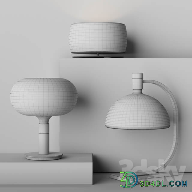 Three table lamps Nemo