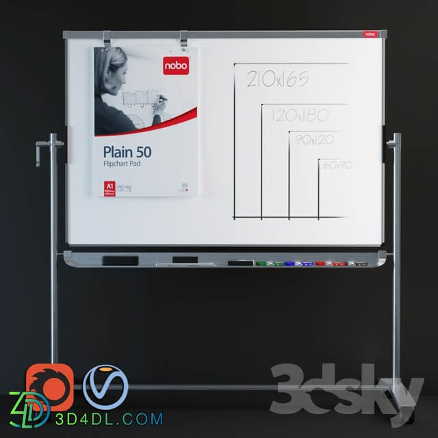 Magnetic marker board NOBO Prestige