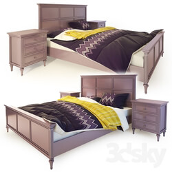 Bed Double bed purple Riverdi. The werby 