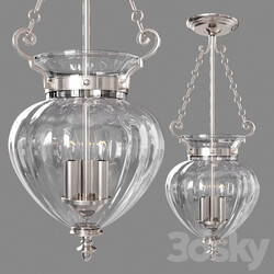 Elstead Lighting FP.PM POL NCKL Pendant light 3D Models 