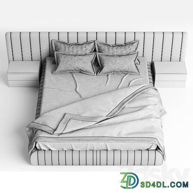 Bed modern Bed 3D Models