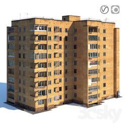 Soviet nine story house 