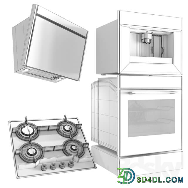 Kitchen appliances Frames by Franke black