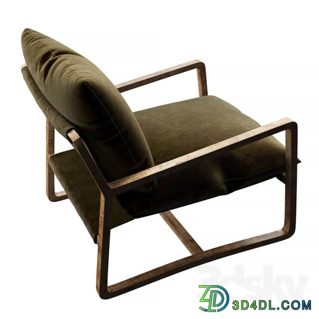 Ura chair in Olive green