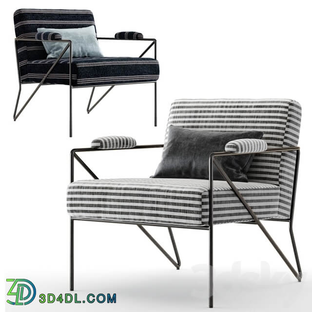 Kelly Wearstler Emmett Lounge Chair 3D Models