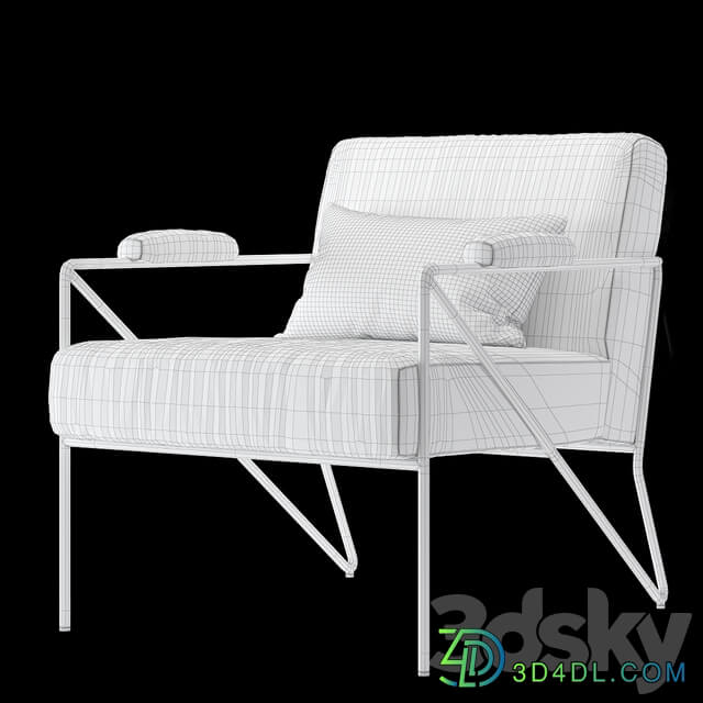 Kelly Wearstler Emmett Lounge Chair 3D Models