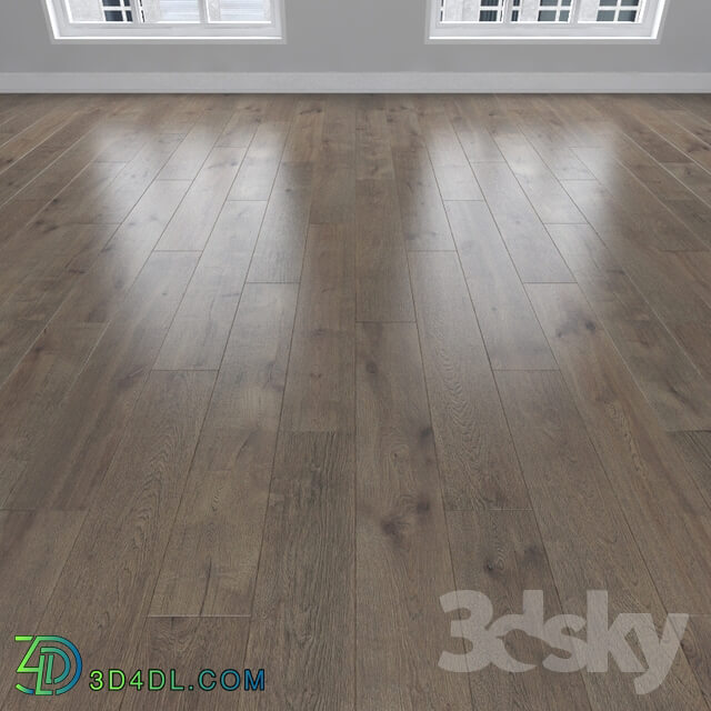 Wood Parquet Oak smoky 3 types herringbone linear chevron.